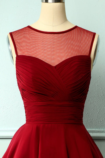 Chiffon abito Linea A